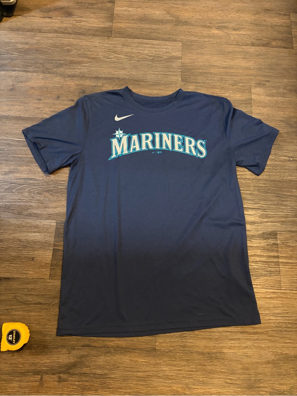 Men's Nike Dri-Fit Seattle Mariners Navy Blue Tee Size Medium